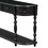 U_STYLE 52"and Contemporary Curved Console Table Sofa Table Entryway Table for Hallway Living Room Bedroom with 4 Drawers and 1 Shelf WF311495AAB