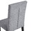 Linen Tufted Dining Room Chairs Set of 4, Accent Diner Chairs Upholstered Fabric Side Stylish Kitchen Chairs with Metal Legs and Padded Seat - Gray WF312273AAG