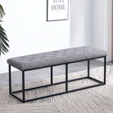 Tufted Extra-Long Entryway Bench, 51