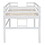 Wood Twin Size Loft Bed with Side Ladder, Antique White WF312787AAK