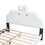 Full Size Upholstered Platform Bed with Cartoon Headboard and Footboard, White+Pink WF313162AAK
