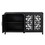 TREXM Retro 4-Door Mirrored Buffet Sideboard with Metal Pulls for Dining Room, Living Room and Hallway (Espresso) WF313199AAP