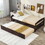 WF313279AAP Espresso+Pine+Box Spring Not Required+Twin+Wood