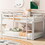 WF313561AAK White+Pine+Box Spring Not Required+Twin+Wood