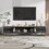 U-Can TV Stand for 65+ inch TV, Entertainment Center TV Media Console Table, Modern TV Stand with Storage, TV Console Cabinet Furniture for Living Room WF314649AAB