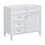 36" Bathroom Vanity without Top Sink, Modern Bathroom Storage Cabinet with 2 Drawers and a Tip-out Drawer, Solid Wood Frame (NOT INCLUDE BASIN SINK) WF315154AAK