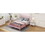 Queen Size Wood Platform Bed with Gourd Shaped Headboard and Footboard,Pink WF315644AAP