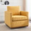Mid Century Modern Swivel Accent Chair Armchair for Living Room, Bedroom, Guest Room, Office, Mustard Yellow WF315697AAY