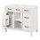 36"Bathroom Vanity without Sink,Modern Bathroom Storage Cabinet with 2 Drawers and 2 Cabinets,Solid Wood Frame Bathroom Cabinet (NOT INCLUDE BASIN) WF316255AAK