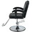 Classic Reclining barber Chair Salon Chair for Hair Stylist with Heavy Duty Hydraulic Pump, 360&#176; Rotation, Tattoo Chair Shampoo Beauty Salon Equipment, Max Load Weight 330 lbs, Black WF318104BAA