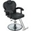 Classic Reclining barber Chair Salon Chair for Hair Stylist with Heavy Duty Hydraulic Pump, 360&#176; Rotation, Tattoo Chair Shampoo Beauty Salon Equipment, Max Load Weight 330 lbs, Black WF318104BAA