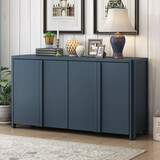 U_Style Designed Storage Cabinet Sideboard with 4 Doors, Adjustable Shelves, Suitable for Living Rooms, Bedrooms, Study Rooms P-WF318785AAB