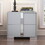 WF319353AAE Grey+MDF+Metal+2 Drawers