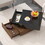 WF321197AAB Black + Dark Walnut+Particle Board+Primary Living Space+Glossy+Square