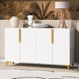 U_Style a Glossy Finish Light Luxury Storage Cabinet, Adjustable, Suitable for Living Room, Study, Hallway. WF321488AAB