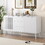 U_Style Modern Cabinet with 2 Doors and 3 Drawers, Suitable for Living Rooms, Studies, and Entrances. WF321490AAK