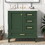 30" Bathroom Vanity in Green, Modern Bathroom Cabinet with Sink Combo Set, Bathroom Storage Cabinet with a Soft Closing Door and 3 Drawers, Solid Wood Frame