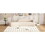 109.4" Curved Chaise Lounge Modern Indoor Sofa Couch for Living Room, Beige WF321744AAA