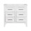 36" Bathroom Vanity without Sink, Free Standing Single Vanity Set with Four Drawers, Solid Wood Frame Bathroom Storage Cabinet Only (NOT INCLUDE SINK)