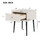 Modern Nightstands Set of 2 with Drawer and Crystal Handle, Elegant Rivet Velvet Design Bedside Table for Bedroom, Beige