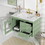30x18x19.6 inches Elegant Floating Bathroom Vanity Sink and Cabinet Combo - 1 Door and 2 Drawers