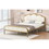 Full Size Metal Platform Bed with upholstered headboard and footboard WF323166AAK