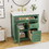 WF324690AAF Green+Solid Wood+MDF