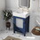 20-inch bathroom vanity with ceramic sink and ample storage - ideal for small bathrooms WF324691AAC