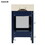 20-inch bathroom vanity with ceramic sink and ample storage - ideal for small bathrooms WF324691AAC