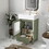 WF324691AAF Green+Solid Wood+MDF+Bathroom