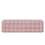 All Covered Velvet Upholstered Ottoman, Rectangular Footstool, Bedroom Footstool, No assembly Required, Elegant and Luxurious, Pink