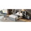 Twin Size Platform Bed with Storage Headboard and Lockers, Gray WF530017AAE