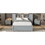 Twin Size Platform Bed with Storage Headboard and Lockers, Gray WF530017AAE