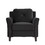 U_STYLE Button Tufted 3 Piece Chair Loveseat Sofa Set WY000048BAA