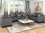 U_STYLE 3 Piece Living Room Set with tufted cushions. WY000077EAA