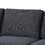 U_STYLE 3 Pieces U shaped Sofa with Removable Ottomans WY000327AAE