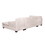 Ustyle Modern Large U-Shape Sectional Sofa, Double Extra Wide Chaise Lounge Couch, Beige WY000329AAA