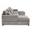 U_STYLE Large U-Shape Sectional Sofa, 2 Large Chaise with Storage Space for Living Room, 4 Lumbar Support Pillows WY000350AAE