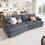 WY000354AAE Gray+Polyester+Polyester+Primary Living Space+Pillow Back