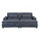 U_STYLE 90" Square Arm Sofa with Removable Back Cushions and 2 pillows,Couch for Living Room, Office, Apartment WY000374AAE