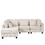 U_STYLE 5 Pieces L shaped Sofa with Removable Ottomans and comfortable waist pillows WY000384AAA