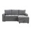 U_STYLE Soft Upholstered Sectional Sofa Bed with Storage Space, Suitable for Living Rooms and Apartments. WY000391AAE