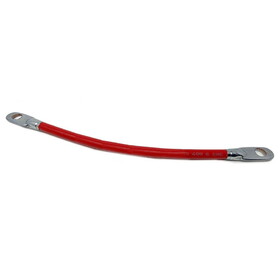 Minuteman Red 10" Long, 4 Gauge Battery Cable With Eyelet Connectors