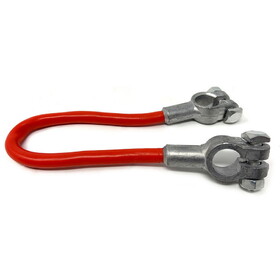 Minuteman Red 15" Long, 4 Gauge Battery Cable With Terminal Connectors