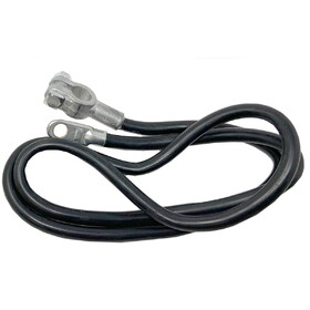 Gofer Black 46" Long, 4 Gauge Battery Cable With Eyelets And Terminals
