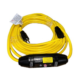 Gofer Cord - Extension 12/3 50' Yellow Sjtw, Gfci (300V)