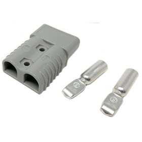 Gofer Charger Plug - 175 Amp, 6Ga Contacts, Gray