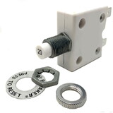 Minuteman Push Button Circuit Breaker-20 Amp, 250Vac/50Vdc Type 1