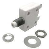 Tennant Push Button Circuit Breaker-25 Amp, 250Vac/50Vdc Type 1