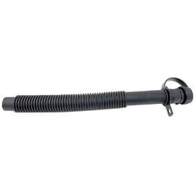 Gofer Drain Hose Assembly - 1.5" X 21.5" Molded Hose, Black, Includes Drain Cap With Hanging Strap